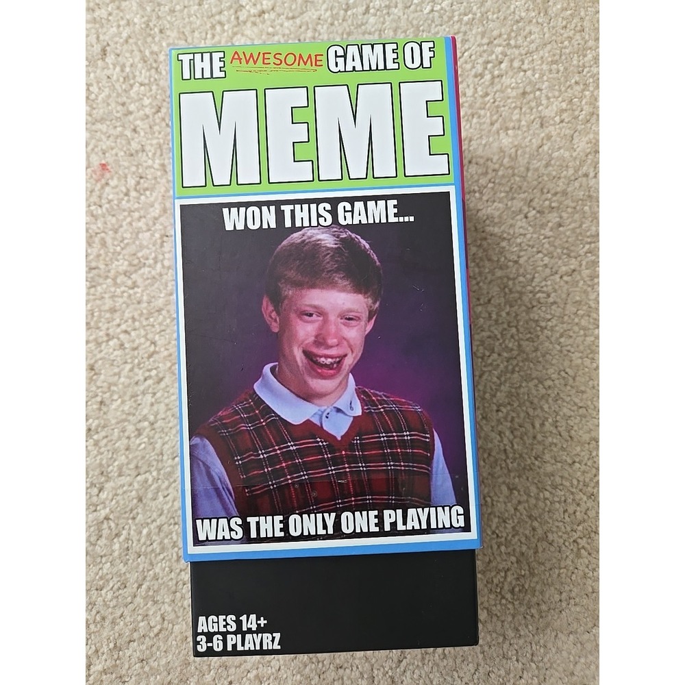 Cardinal The Awesome Game of Meme Memes Board Card Party Humor Family Game Night